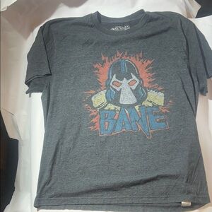 DC Supervillain Bane Graphic Tee in Charcoal Gray